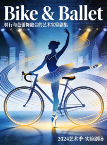 《Bike & Ballet》海报 - 骑行与芭蕾舞融合的艺术实验剧集