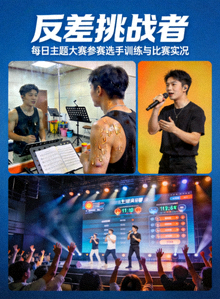 《反差挑战者》海报 - 每日主题大赛参赛选手训练与比赛实况