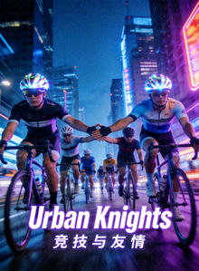 《Urban Knights》海报 - 都市骑行团队竞技与友情故事